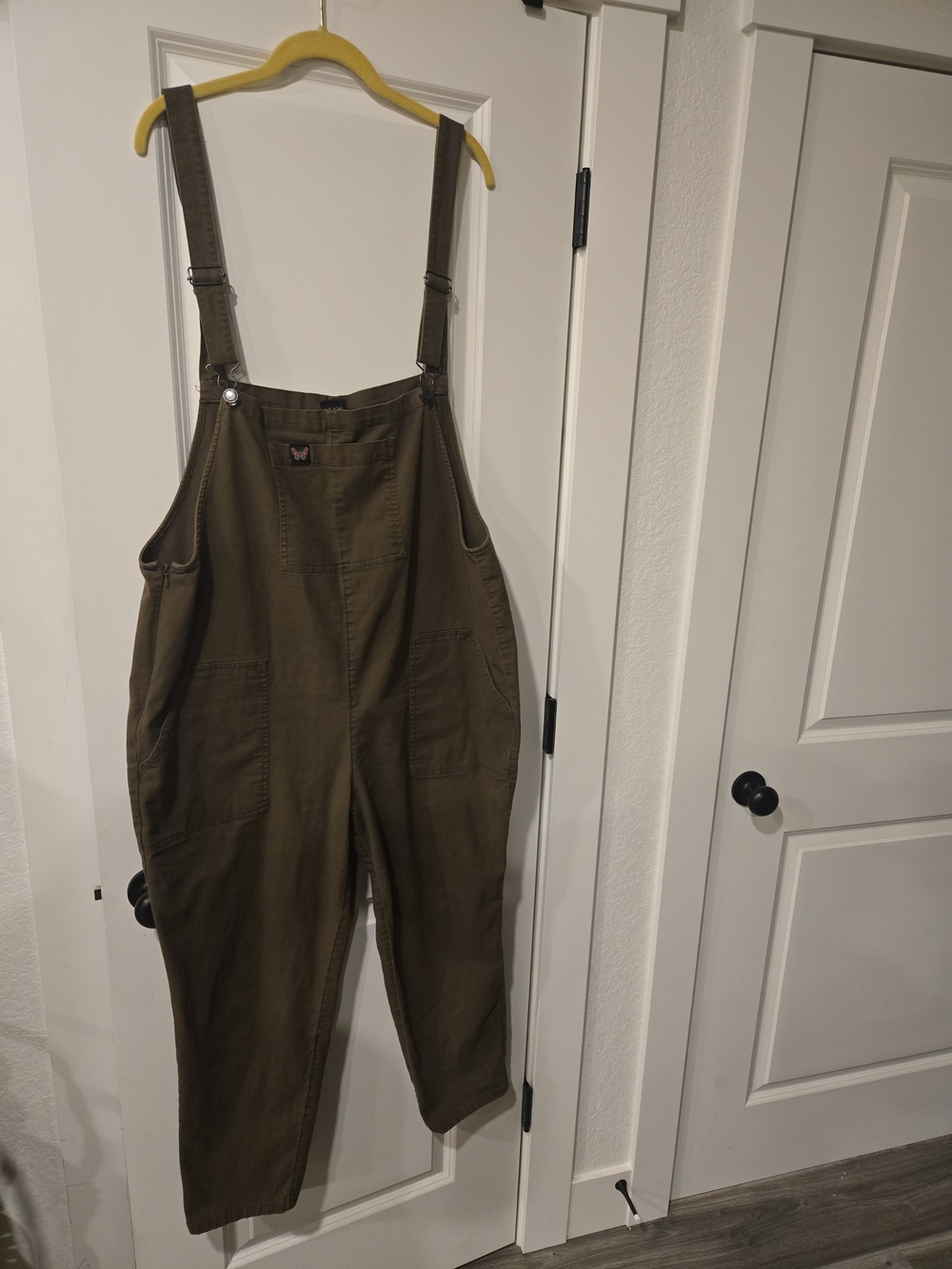 Girrlscout Olive Billie Overalls - Women size XL